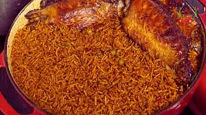 Jollof rice & Turkey. image
