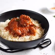 White rice and stew image