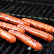 Grilled hotdog image