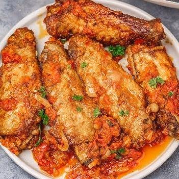 Peppered chicken image